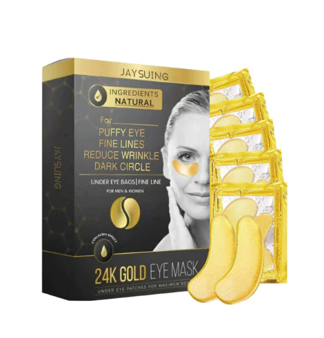 Gold Under-Eye Mask - Reduces Puffiness, Firms & Refreshes Skin