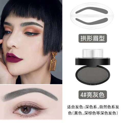 Stamp eyebrow powder for straight eyebrows, long-lasting, waterproof and sweatproof.(private listing U4204170)