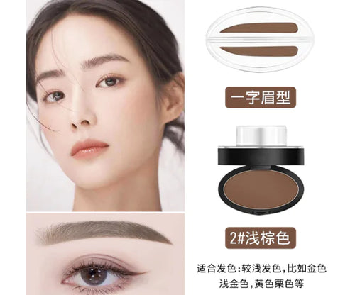 Stamp eyebrow powder for straight eyebrows, long-lasting, waterproof and sweatproof.(private listing U4204170)
