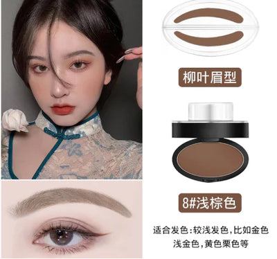 Stamp eyebrow powder for straight eyebrows, long-lasting, waterproof and sweatproof.(private listing U4204170)